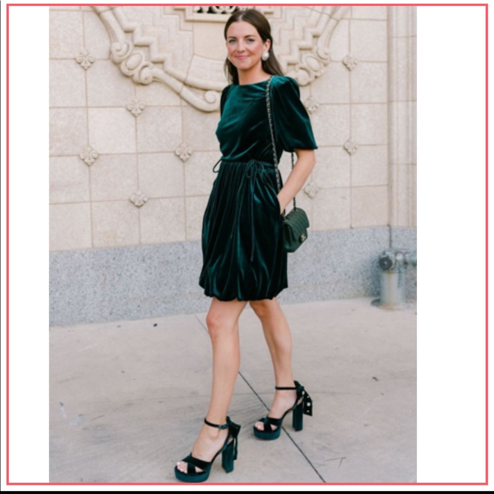 NWT Antonio Melani x Nicola Bathie Julianna Velvet Dress